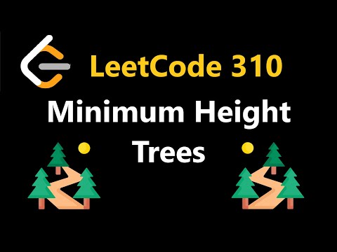 Minimum Height Trees - Leetcode 310 - Python