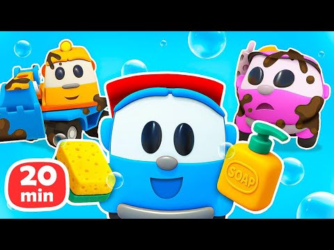 🚛 Three new episodes in one Leo the Truck Cartoon – New season with Leo and Co.