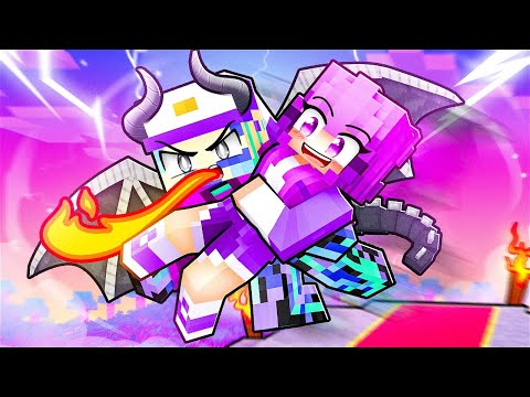 Playing Minecraft as a PROTECTIVE DRAGON!