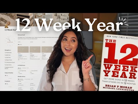 Planning a 12-WEEK YEAR in Notion ✨📅
