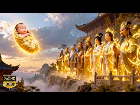The newborn is a reincarnated deity, protected by eight great immortals!