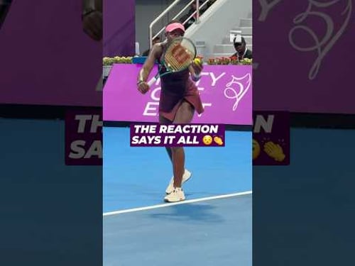 A hard-fought win for Mboko 🥊 #wta #tennis #victoriamboko #qatar