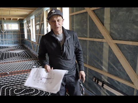 Well, who builds like that? Heating system in a frame house.