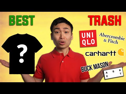 I Spent $1000 To Find The Best T-Shirt (Uniqlo, Sunspel, Merz B., True Classic, Abercrombie & more)