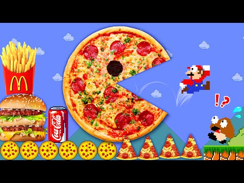 Super Mario Bros. But Every Seed Mario Touchs Become to FASTFOOD | ADN MARIO GAME