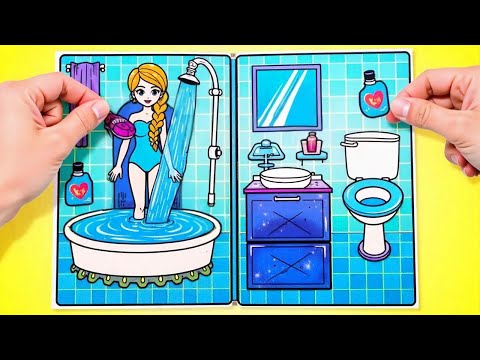 ๐ Elsa's Magical Paper Ball Night! โ๏ธ DIY Crafts, Dresses & Sparkle Fun! โ๏ธโจ