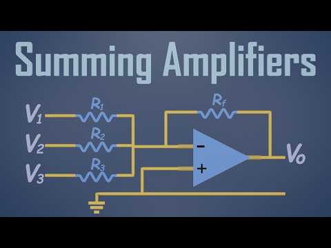 Summing Amplifier Explained: Add Voltages with an Op-Amp ⚡