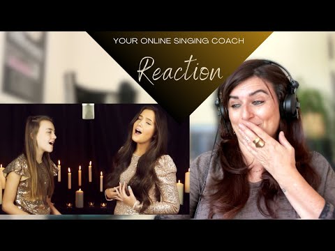 Lucy and Martha Thomas - O Holy Night - Vocal Coach Reaction & Analysis