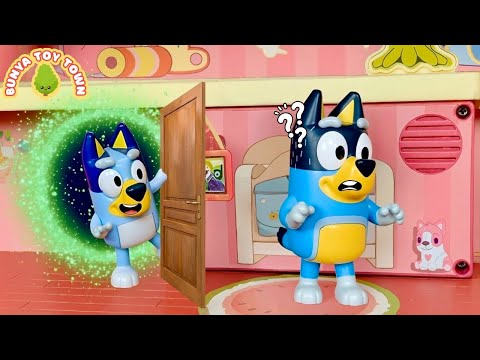 Bluey Built A Secret Room to Hide From Dad | Pretend Play with Bluey Toys