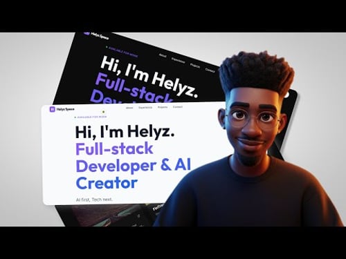 How to Build a STUNNING Modern Portfolio Website in Under 10 Minutes Using FREE AI