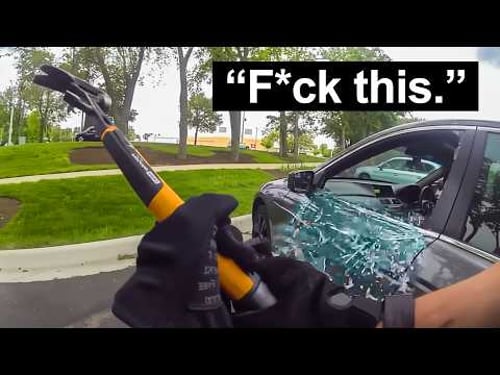 Entitled Teen vs No-Nonsense Cop With Hammer