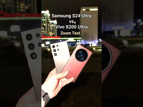 Vivo X200 Ultra vs Samsung S24 Ultra Low Light Zoom Test ππ