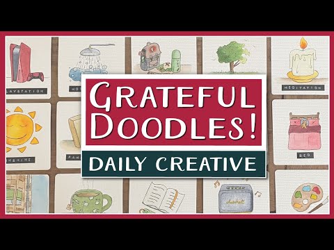 Daily Drawing for a Happier Mind | The Gratitude Art Challenge