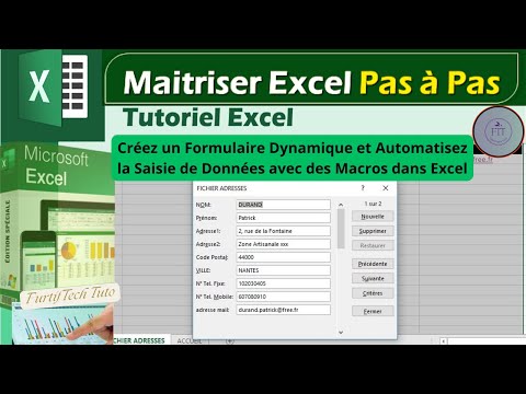 Create a Dynamic Form and Automate Data Entry with Macros in Excel