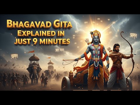Bhagavad Gita in 9 Minutes | Krishna’s Life-Changing Lessons Explained Simply | Real2Real
