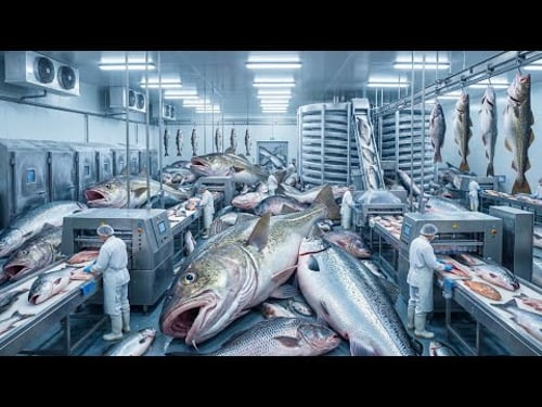 Inside a Modern Frozen Fish Factory: From Ocean Catch to Vacuum-Sealed Fillets (Full Process)