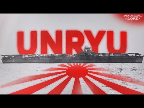 The Sinking of Japan's Last Fleet Carrier - IJN Unryū