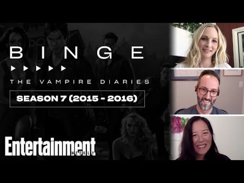 'The Vampire Diaries' Creators & Candice King Recap Season 7 | EW's Binge | Entertainment Weekly