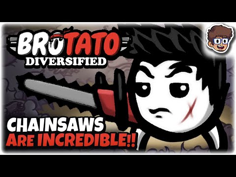 Chainsaws Are INCREDIBLE!! | Brotato: Modded