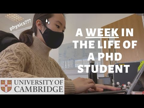 A week as a Cambridge PhD student