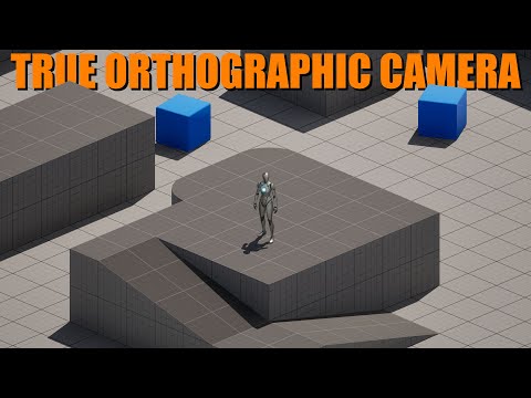How To Create True Orthographic Camera And Controls In Unreal Engine 5 (Tutorial)