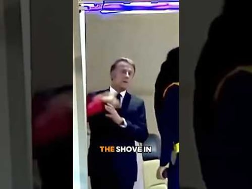 Trump will 100% use this against Emmanuel Macron in the future 😂 #emmanuelmacron #donaldtrump