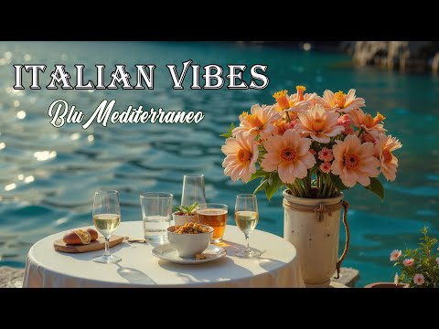 ๐ถ Italian Vibes & Mediterranean Music ๐ถ 2+ Hours Scenic Amalfi Coast & Lake Como Relaxation 4K