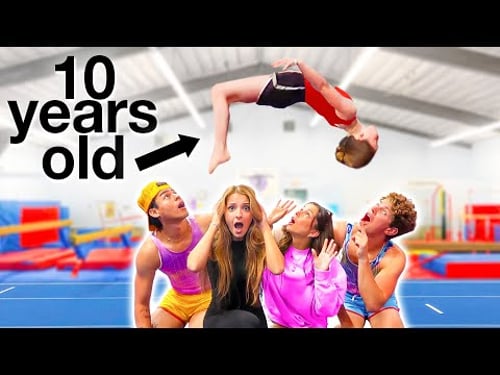 KIDS VS ADULTS EXTREME GYMNASTIC CHALLENGE!!