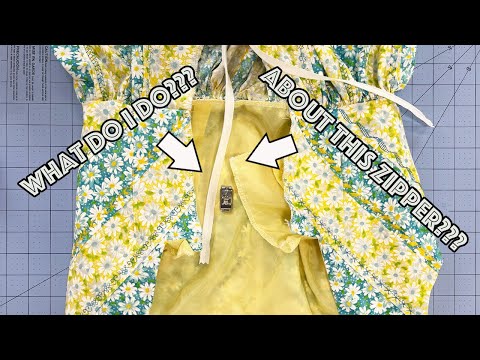 How To Sew An Invisible Zipper Into A Dress With A Lining!
