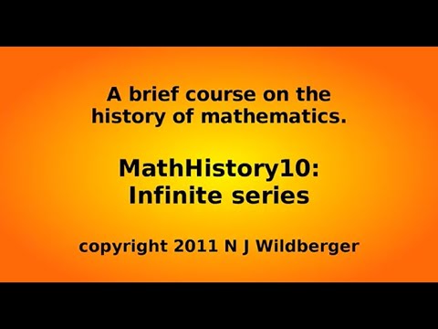 Infinite series | Math History | NJ Wildberger