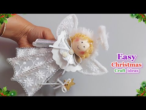 Beautiful Angel made from waste plastic Bottle | DIY Best out waste Christmas craft idea