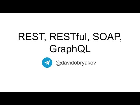 REST architecture and principles. What does RESTful mean? What is SOAP? What problems does GraphQ...