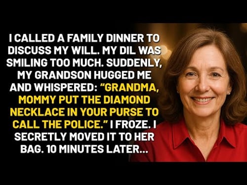 My DIL Planted Stolen Jewelry In My Bag To Get Me Arrested. My Grandson Warned Me just In Time...