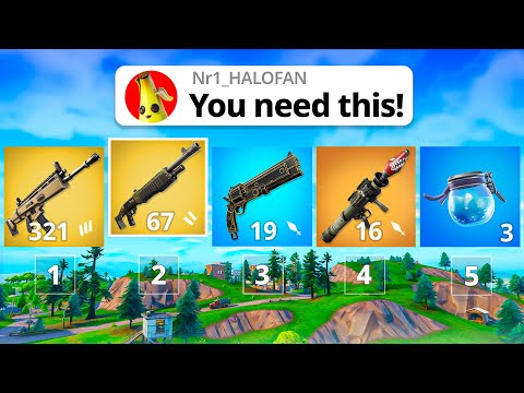 I Tested YOUR Favorite Loadouts In Fortnite!