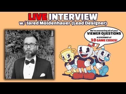 🔴 Answering YOUR CUPHEAD DLC Questions w/ Lead Designer: Jared Moldenhauer!