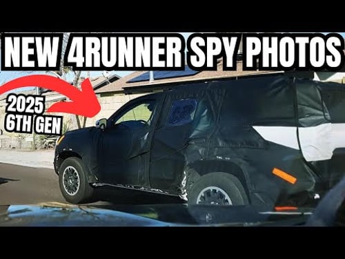 NEW 2025 6th Generation Toyota 4Runner Spy Shots!!!
