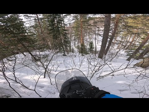 Маршрут через лог на Буране