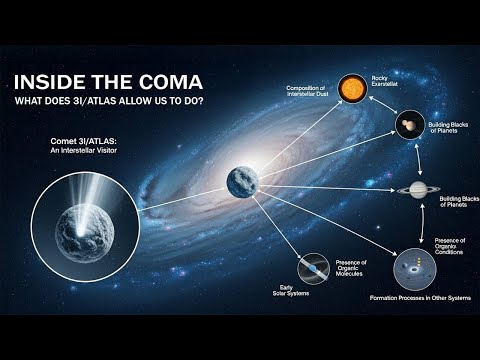 What Lies Inside 3I/ATLAS’s Coma — Secrets From Another Sun | Documentary For Sleep