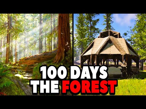 I Survived 100 Days in Sons of The Forest!