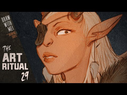 Art Ritual 29: Lets Sketch With Sepia Lines!