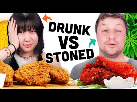 Fried Chicken Challenge | Drunk Vs. Stoned