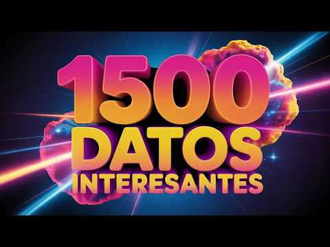 1500 DATOS ASOMBROSOS QUE NO VAS A CREER | Compilación de datos