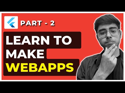 🧑💻2. Flutter Web Complete Tutorial | Make WebApps in Flutter | Responsive Websites using Flutter