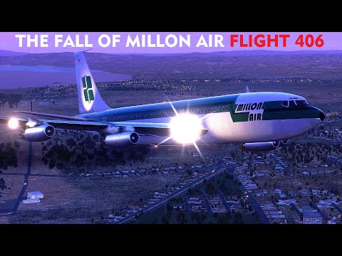Catastrophic Takeoff of a Boeing 707 Freighter in 1996 - The Fall of Millon Air Flight 406