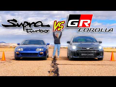 Drag Race: Can the Iconic MK4 Supra Keep Up With Toyota's Fastest Corolla?