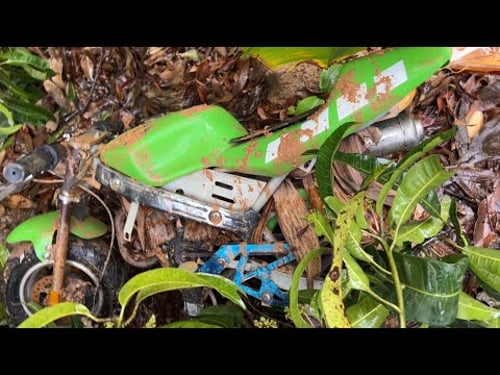 Full Restoration Old motorcycles up K W A S A K I | Restoration of 50cc Two-stroke engine