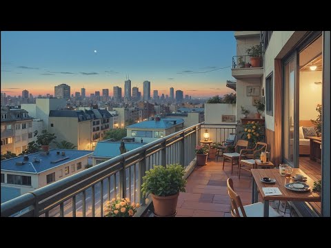 Morning Calm 🌿 Soft Lofi Beats from a Peaceful Balcon