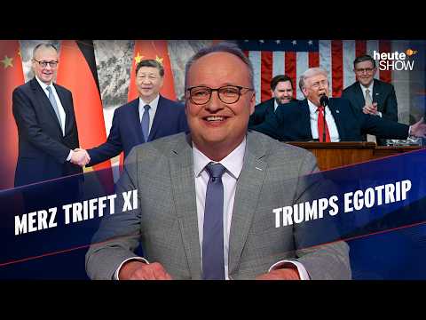 Merz in China | Trump im Paralleluniversum | Kein Social Media unter 14? | heute-show vom 27.02.2026