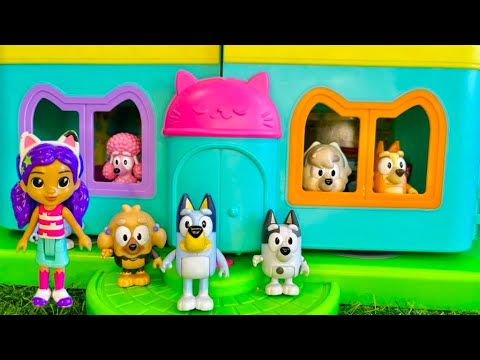 Bluey Plays Hide & Seek in Gabby Doll house! 🎉 🤪🍭