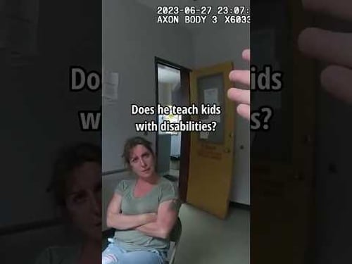 Bodycam: Entitled Special Needs Teacher chastises other driver during DUI arrest